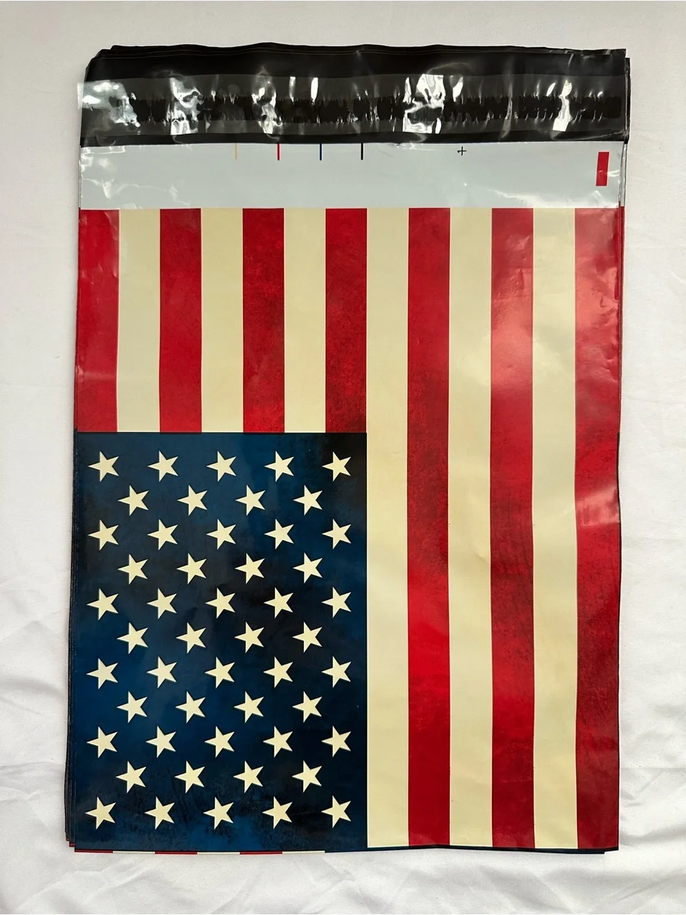 American Flag Poly Mailers 10x13 USA Stars Stripes Shipping Envelopes 25 Count